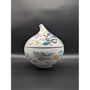 Stig Lindberg Gustavsberg Studio Pottery faience Large Covered Bowl Sweden Onion